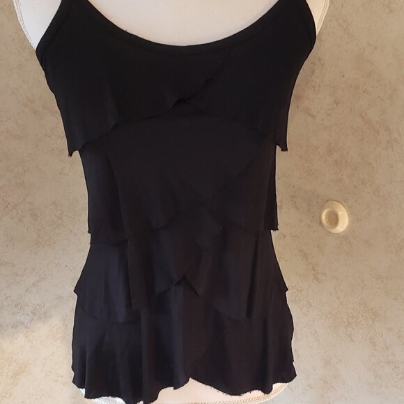 INC International Concepts Ruffled Camisole - EUC - Picture 1 of 7